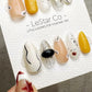 Reusable Modern Swirl | Premium Press on Nails Gel Hand Painted Pressons Customizable Gel Nail Artist faux nails BB875