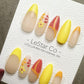 Reusable Lunar Luminance | Premium Press on Nails Gel | Fake Nails | Cute Fun Colorful Gel Nail Artist faux nails YR855