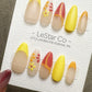 Reusable Lunar Luminance | Premium Press on Nails Gel | Fake Nails | Cute Fun Colorful Gel Nail Artist faux nails YR855