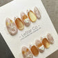 Reusable Sweet Sprinkle Dream| Premium Press on Nails Gel | Fake Nails | Cute Fun Colorful Gel Nail faux nails ML924