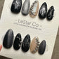 Reusable Midnight Meteor| Premium Press on Nails Gel | Fake Nails | Cute Fun Colorful Gel Nail faux nails ML920