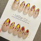 Reusable Diamond Jubilee Cat Eye | Premium Handmade Press on Nails Gel Hand Painted Pressons Customizable Gel Nail Artist faux nails ML922