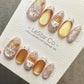 Reusable Sweet Sprinkle Dream| Premium Press on Nails Gel | Fake Nails | Cute Fun Colorful Gel Nail faux nails ML924