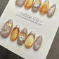 Reusable Sweet Sprinkle Dream| Premium Press on Nails Gel | Fake Nails | Cute Fun Colorful Gel Nail faux nails ML924