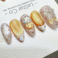 Reusable Sweet Sprinkle Dream| Premium Press on Nails Gel | Fake Nails | Cute Fun Colorful Gel Nail faux nails ML924