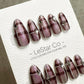 Reusable Gilded Berry Spark | Premium Press on Nails Gel | Fake Nails | Cute Fun Colorful Gel Nail Artist faux nails QN966