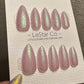 Reusable Prismatic Pink Bubble Effect | Premium Press on Nails Gel Hand Painted Pressons Customizable Gel Nail fake nails WM977