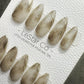 Reusable Gilded Mist Charm | Premium Press on Nails Gel | Fake Nails | Cute Fun Colorful Gel Nail faux nails WM982