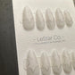 Reusable Crystal Star Sparkle | Premium Press on Nails Gel | Fake Nails | Cute Fun Colorful Gel Nail faux nails WM983