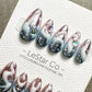 Reusable Cosmic Drip| Premium Press on Nails Gel | Fake Nails | Cute Fun Colorful Gel Nail Artist faux nails QN958