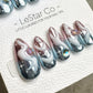 Reusable Cosmic Drip| Premium Press on Nails Gel | Fake Nails | Cute Fun Colorful Gel Nail Artist faux nails QN958