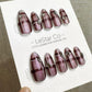 Reusable Gilded Berry Spark | Premium Press on Nails Gel | Fake Nails | Cute Fun Colorful Gel Nail Artist faux nails QN966