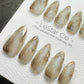 Reusable Gilded Mist Charm | Premium Press on Nails Gel | Fake Nails | Cute Fun Colorful Gel Nail faux nails WM982