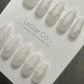 Reusable Crystal Star Sparkle | Premium Press on Nails Gel | Fake Nails | Cute Fun Colorful Gel Nail faux nails WM983