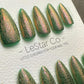 Reusable Enchanted Forest Envy | Premium Press on Nails Gel Hand Painted Pressons Customizable Gel Nail Artist fake nails WM991