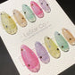 Reusable Twinkle Pop Cat Eye Effect| Premium Press on Nails Gel Hand Painted Pressons Customizable Gel Nail Artist faux nails TMR996