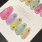 Reusable Twinkle Pop Cat Eye Effect| Premium Press on Nails Gel Hand Painted Pressons Customizable Gel Nail Artist faux nails TMR996