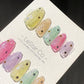 Reusable Twinkle Pop Cat Eye Effect| Premium Press on Nails Gel Hand Painted Pressons Customizable Gel Nail Artist faux nails TMR996