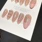 Reusable Pink Sparkling Lace Cat Eye Effect | Premium Press on Nails Gel | Fake Nails | Cute Fun Colorful Gel Nail Artist faux nails TMR1011