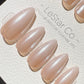 Reusable Peachy Shine | Premium Press on Nails Gel Hand Painted Pressons Customizable Gel Nail Artist faux nails TMR1005