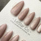 Reusable Moonbeam Blush Cat Eye | Nails Premium Press on Nails Gel Manicure Handprint Pressons Handmade | Lestarco faux nails WM1023
