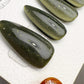 Reusable Venom Dust Olive Green Cat eye | Nails Premium Press on Nails Gel Manicure Handprint Pressons Handmade | Lestarco faux nails WM1037