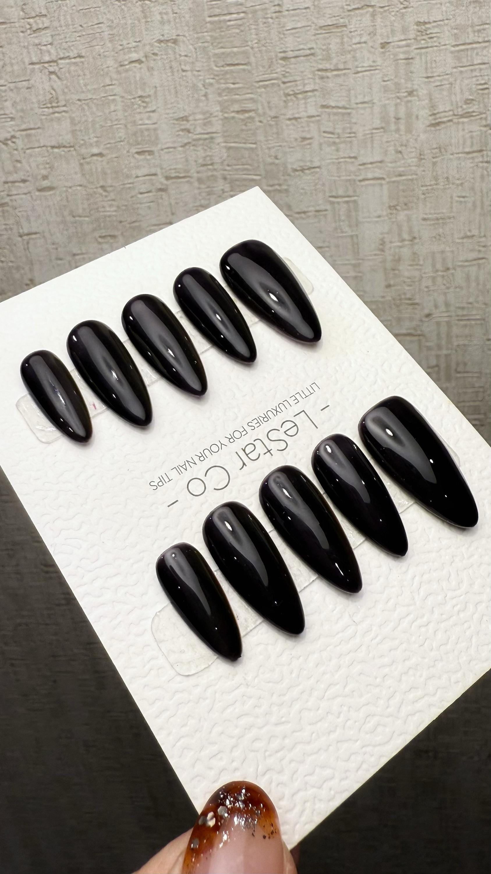 Reusable Tiger's Eye Cat Eye Effect | Nails Premium Press on Nails Gel Manicure Handprint Pressons Handmade | Lestarco nails WM1031
