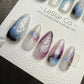 Reusable Galaxy Haze | Premium Handmade Press on Nails Gel | Fake Nails | Cute Fun Colorful Gel Nail Artist faux nails QN1042