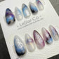 Reusable Galaxy Haze | Premium Handmade Press on Nails Gel | Fake Nails | Cute Fun Colorful Gel Nail Artist faux nails QN1042