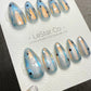 Reusable Lunar Veil Cat Eye Effect | Premium Handmade Press on Nails Gel | Fake Nails | Cute Fun Colorful Gel Nail Artist faux nails ML1044