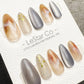 Reusable Golden Mist Veil| Premium Handmade Press on Nails Gel | Fake Nails | Cute Pressons Gel Nail Artist faux nails QN1058