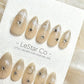 Reusable Celestial Gleam Cat Eye Effect French Tip| Premium Handmade Press on Nails Gel | Fake Nails | Cute Pressons Gel Nail faux nails