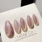 Reusable Celestial Lilac Sparkle Cat Eye Effect| Premium Handmade Press on Nails Gel | Fake Nails | Cute Pressons Gel Nail Artist faux nails
