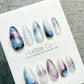 Reusable Cosmic Veil| Premium Handmade Press on Nails Gel | Fake Nails | Cute Pressons Gel Nail Artist faux nails QN1059