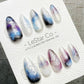 Reusable Cosmic Veil| Premium Handmade Press on Nails Gel | Fake Nails | Cute Pressons Gel Nail Artist faux nails QN1059