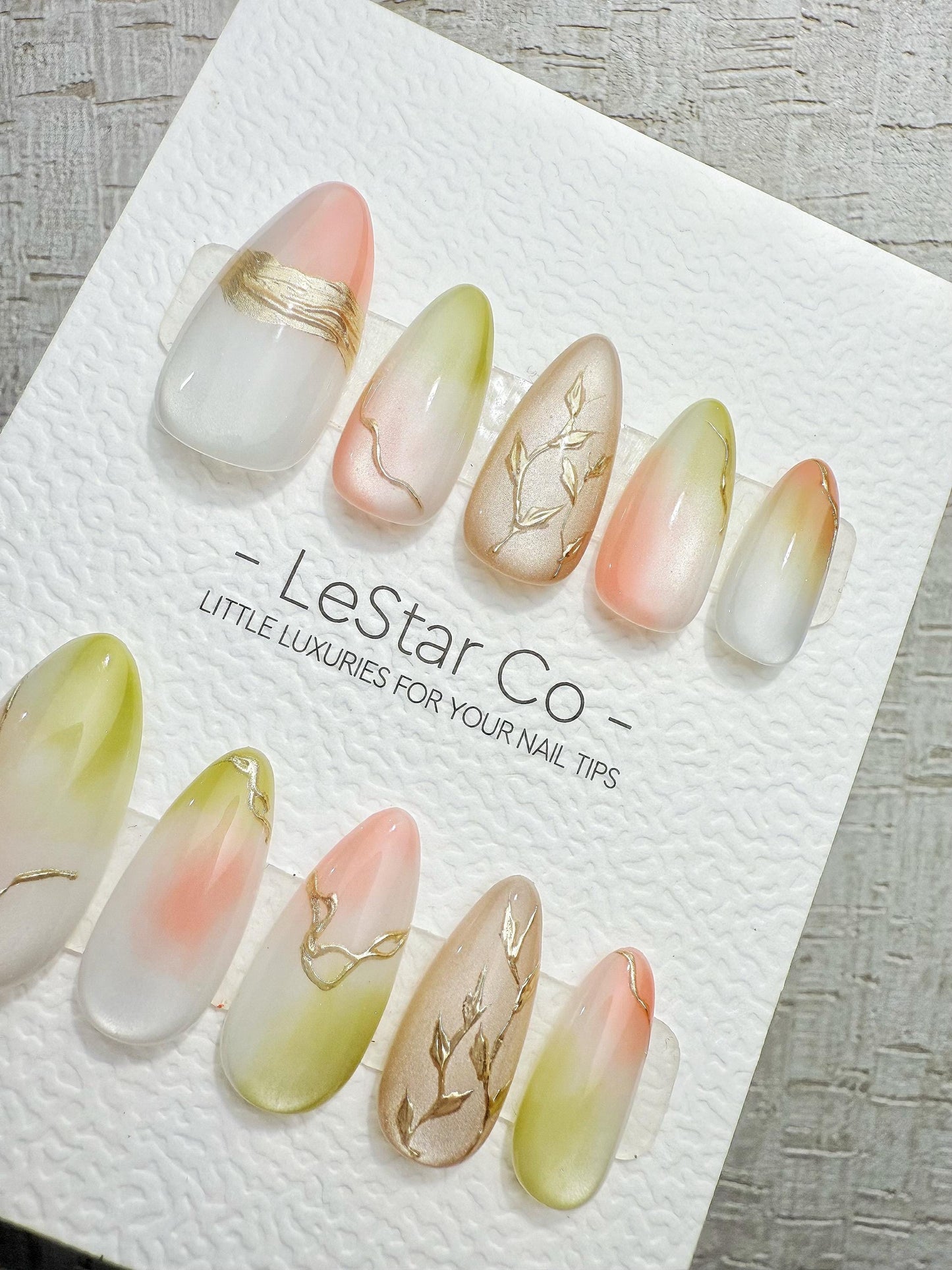 4for3 Timed Offer)Reusable Dawn Serenity Cat Eye Effect| Premium Handmade Press on Nails Gel | Fake Nails | Cute Pressons Gel Nail QN1089