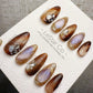 Reusable Opulent Gemstone Melt | Handmade Press On Gel Acrylic Nails | 4for3 Timed Offer