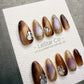 Reusable Opulent Gemstone Melt | Handmade Press On Gel Acrylic Nails | 4for3 Timed Offer