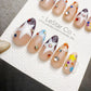 Reusable Y2K Star Parade | Handmade Press On Gel Acrylic Nails | 4for3 Timed Offer