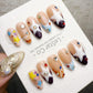 Reusable Y2K Star Parade | Handmade Press On Gel Acrylic Nails | 4for3 Timed Offer