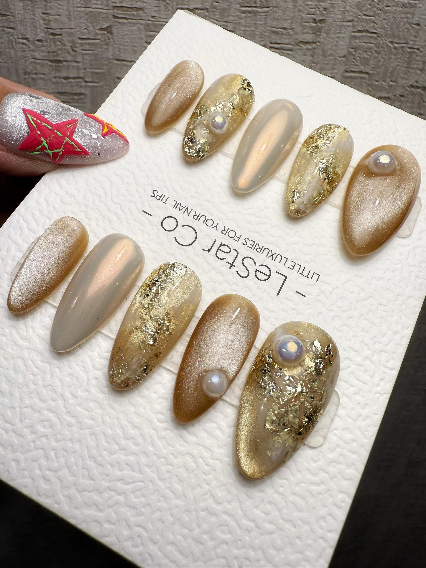 Reusable Lavender Marble Mist | Handmade Press On Gel Acrylic Nails | 4for3 Timed Offer
