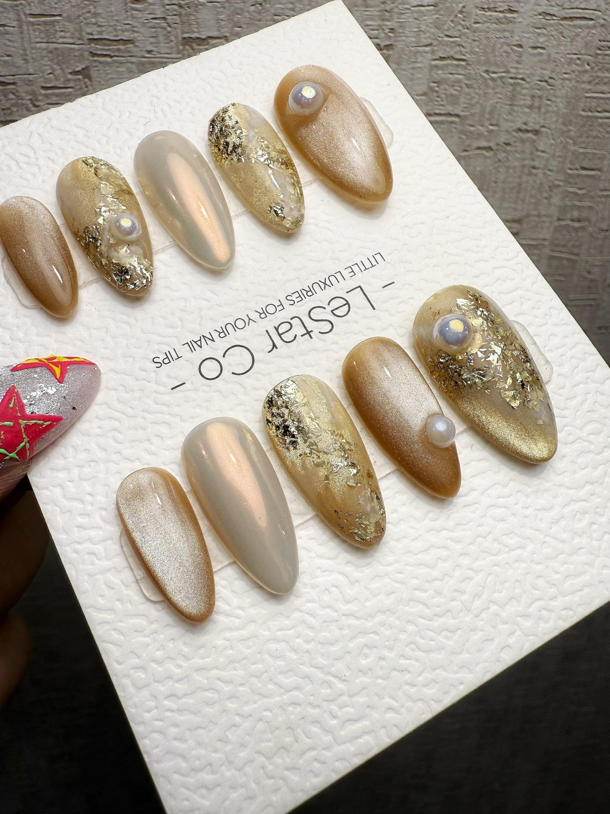 Reusable Lavender Marble Mist | Handmade Press On Gel Acrylic Nails | 4for3 Timed Offer