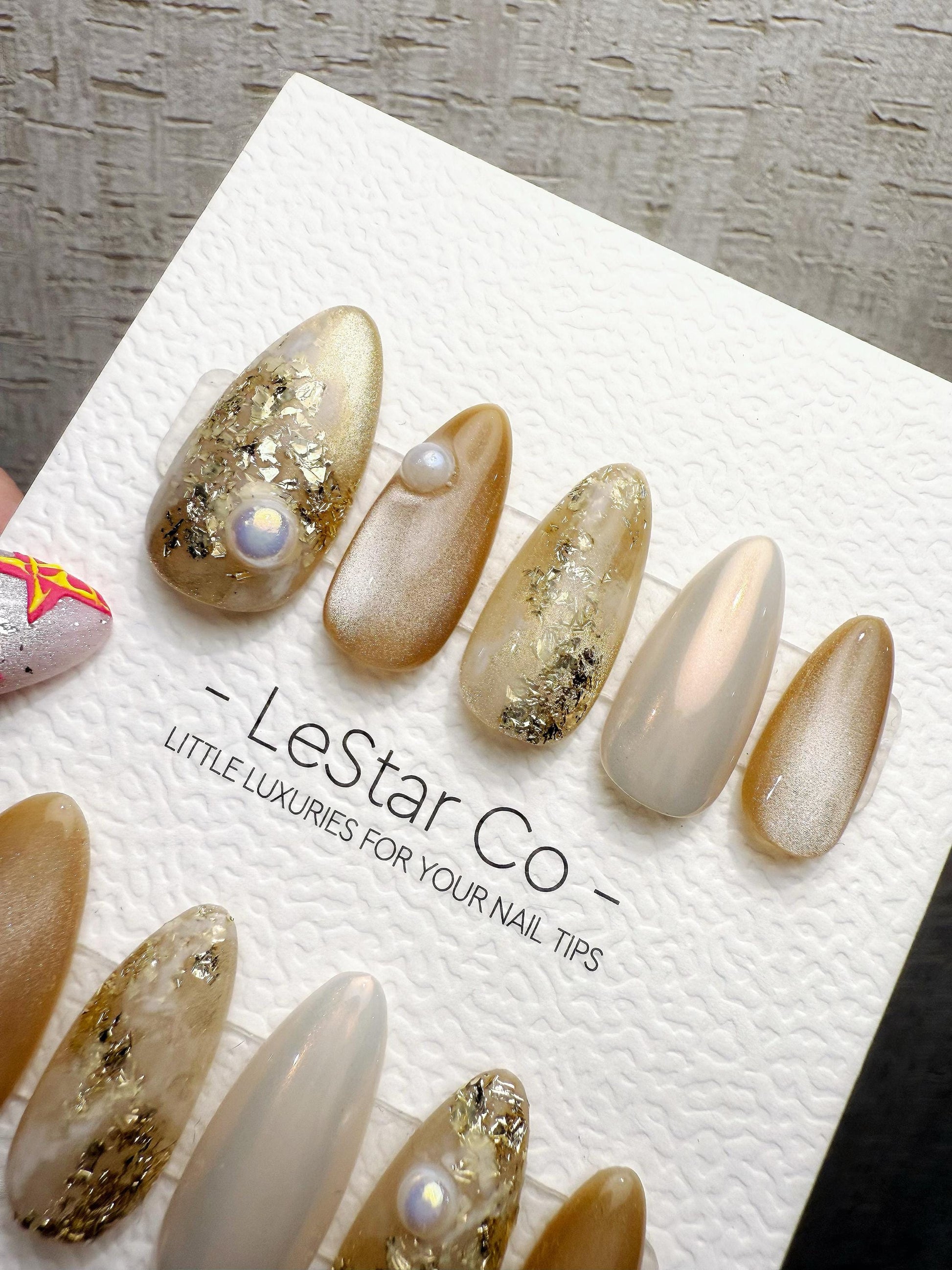 Reusable Lavender Marble Mist | Handmade Press On Gel Acrylic Nails | 4for3 Timed Offer
