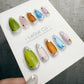 Reusable Candy Pop Colorful Cat Eye | Handmade Press On Gel Nails | 4for3 Timed Offer