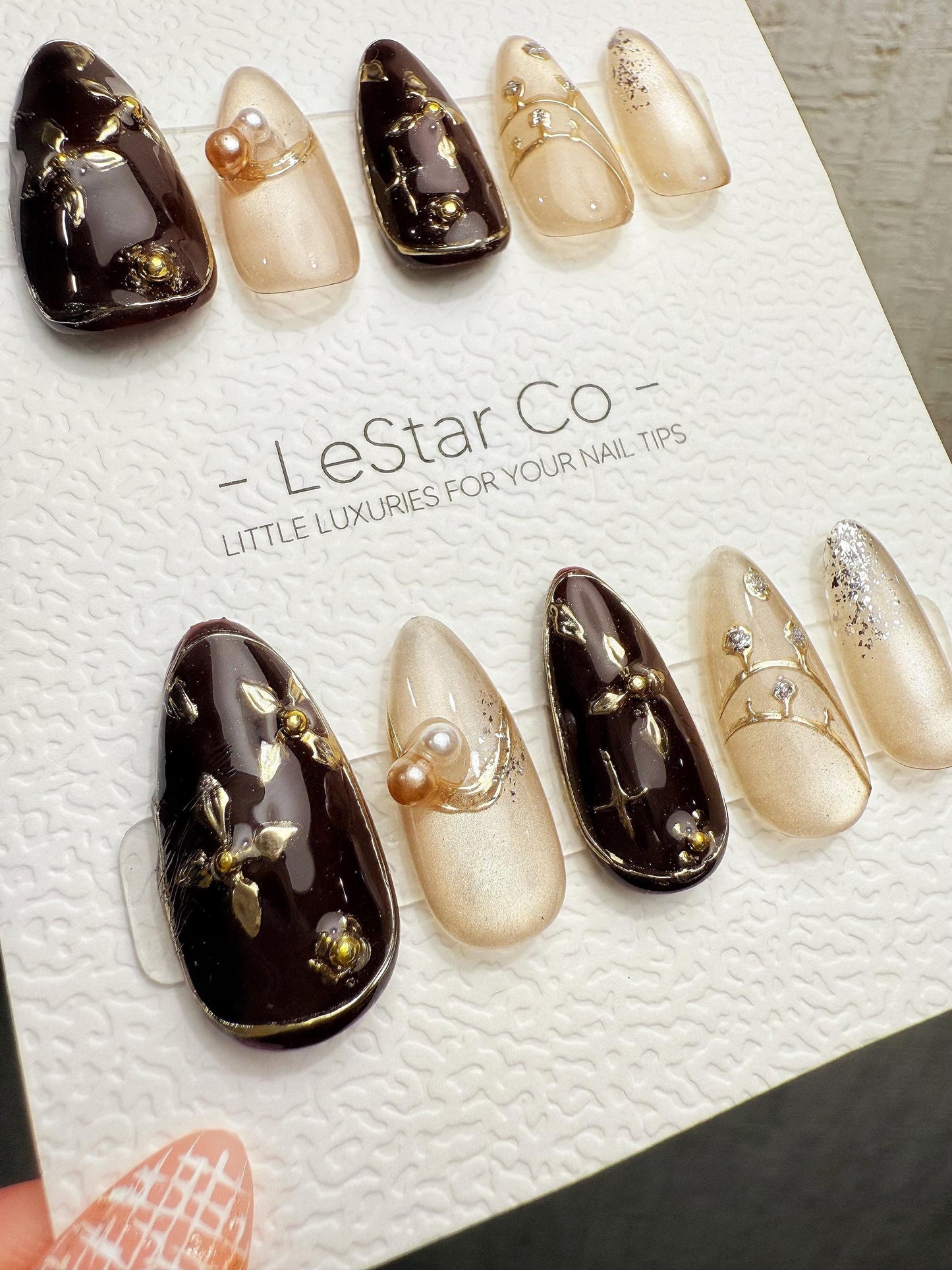 4for3 Timed Offer)Reusable Crimson Grace Cat Eye Effect| Premium Handmade Press on Nails Gel | Fake Nails | Cute Pressons Gel Nail QN1080