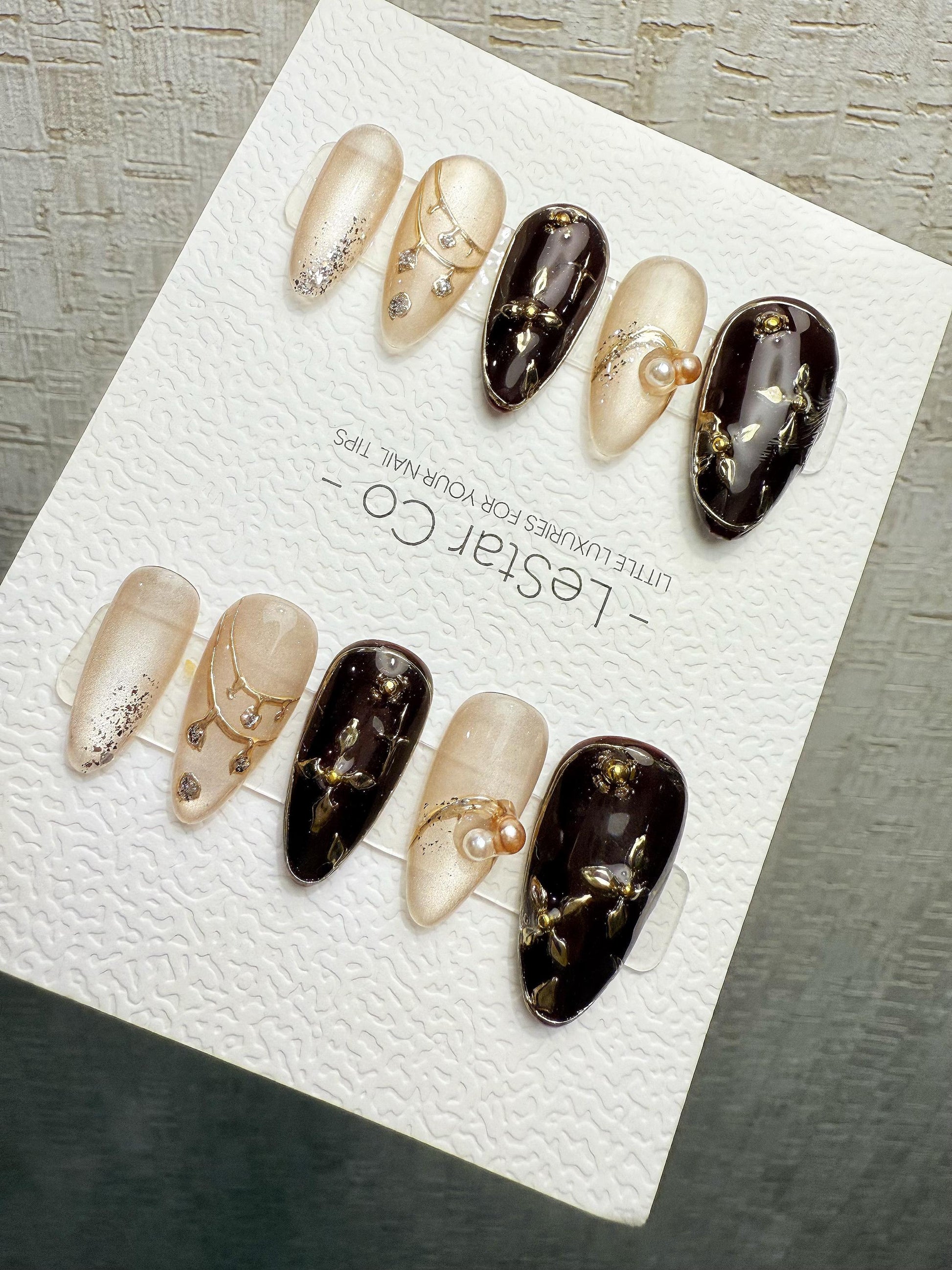 4for3 Timed Offer)Reusable Crimson Grace Cat Eye Effect| Premium Handmade Press on Nails Gel | Fake Nails | Cute Pressons Gel Nail QN1080