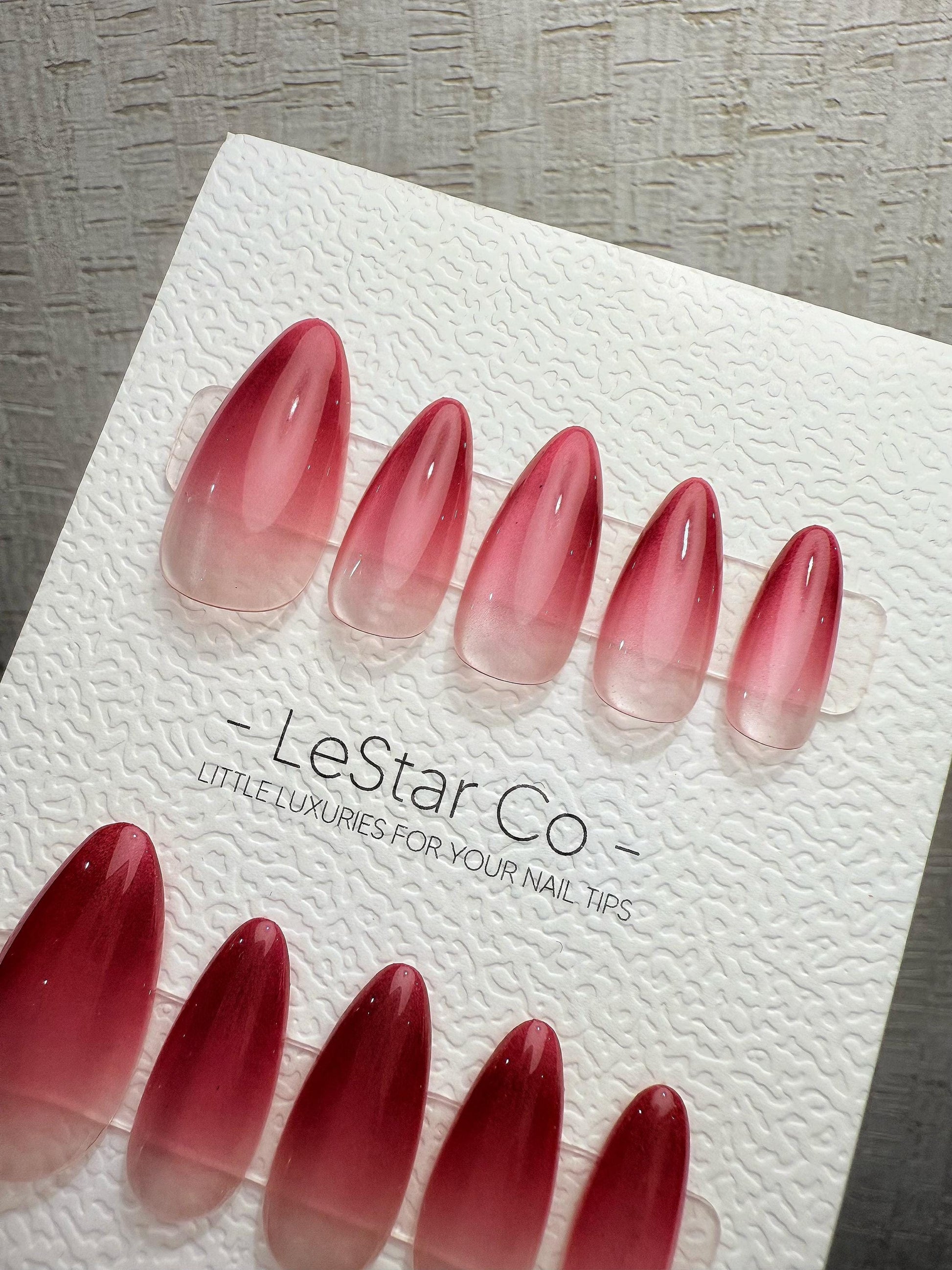 4for3 Timed Offer)Reusable Sapphire Cat Eye| Premium Handmade Press on Nails Gel | Fake Nails | Cute Pressons Gel Nail QN1084