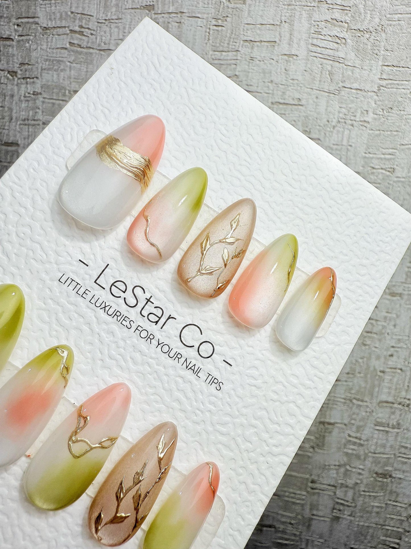 4for3 Timed Offer)Reusable Dawn Serenity Cat Eye Effect| Premium Handmade Press on Nails Gel | Fake Nails | Cute Pressons Gel Nail QN1089