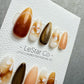 Reusable Autumn Silk Petals | Handmade Press On Gel Acrylic Nails | 4for3 Timed Offer