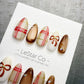 4for3 Timed Offer) Reusable Gifting Season Chic | Handmade Press On Gel Acrylic Nails